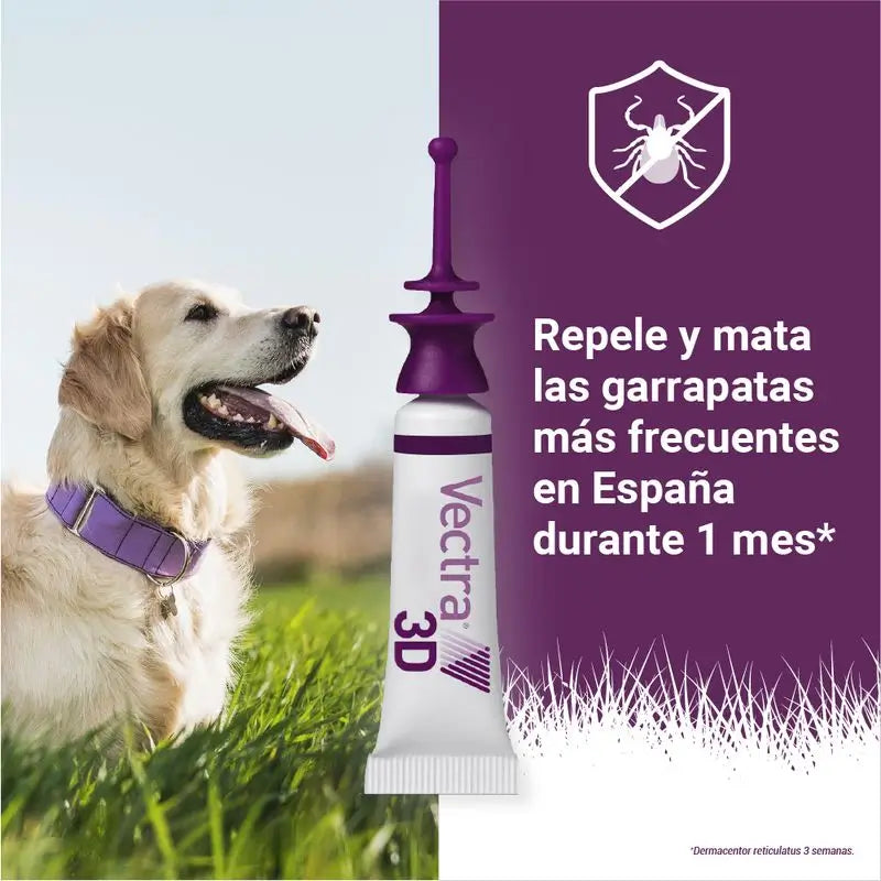 Vectra 3D Dog +40 kg, 3 Pipettes