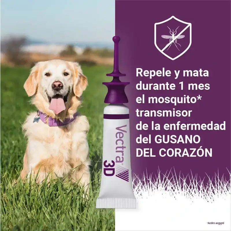 Vectra 3D Dog +40 kg, Pack 2 x 3 Pipettes