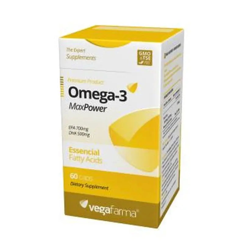 Vegafarma Omega 3 Maxpower 60 Capsules