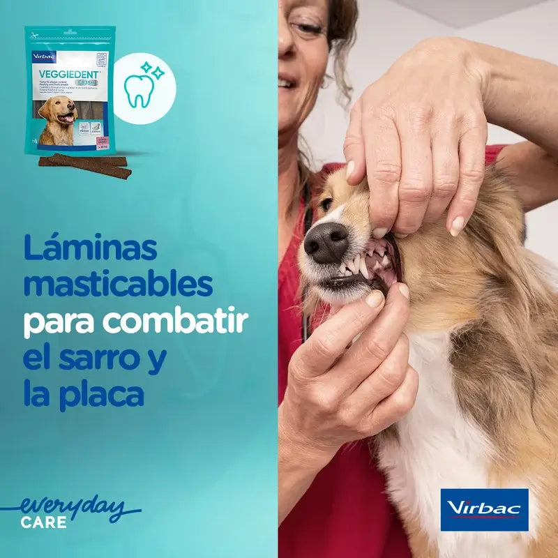 Virbac Veggiedent Fr3sh S, Dental Snacks For Small Breed Dogs