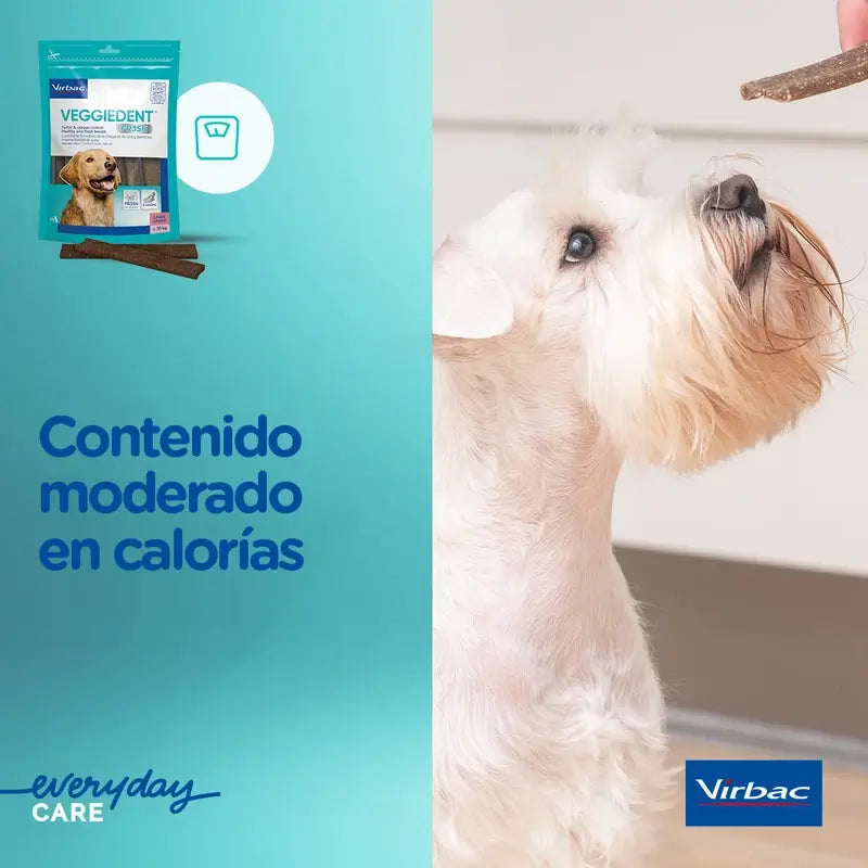 Virbac Veggiedent Fr3sh S, Dental Snacks For Small Breed Dogs