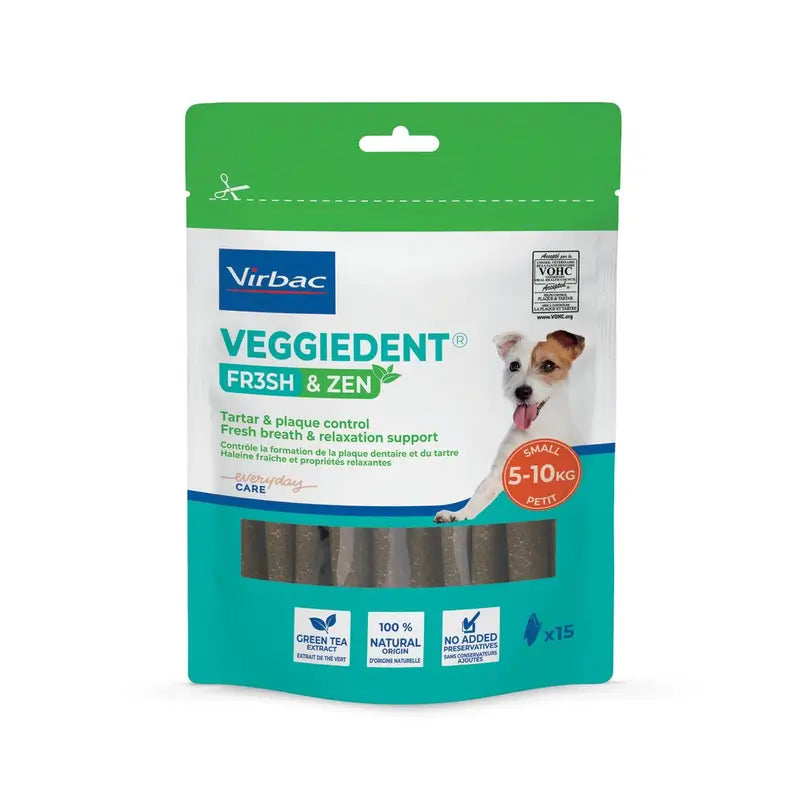 Virbac Veggiedent Zen S, Dental Snack For Small Breed Dogs