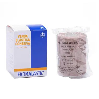 Farmalastic Cohesive Elastic Bandage Beige 4,5 M
