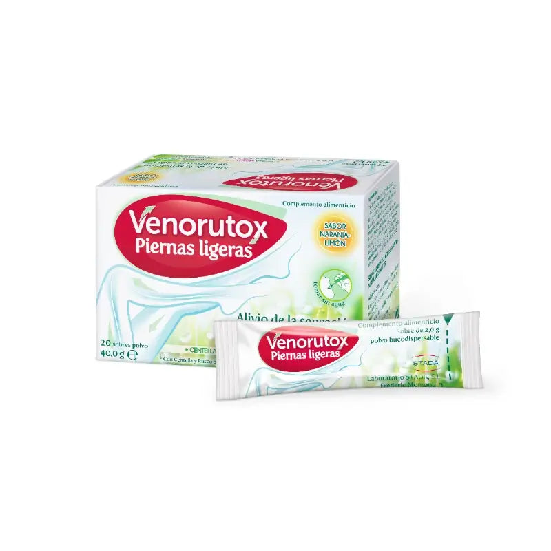 Venorutox Light Legs, 20 sachets + massager