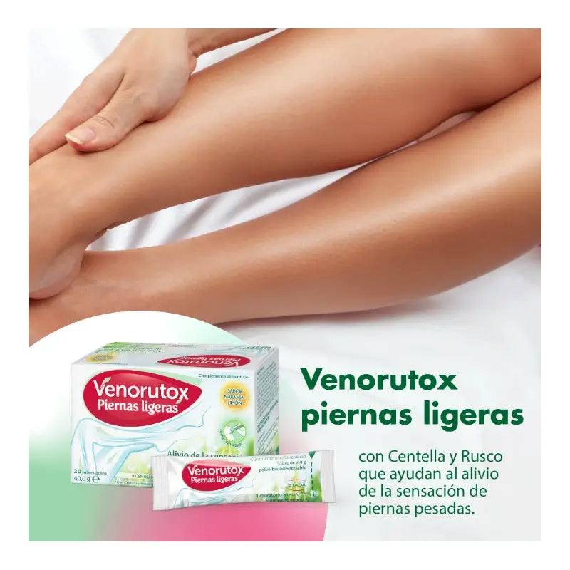 Venorutox Light Legs, 20 sachets + massager