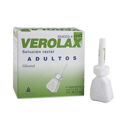 Verolax Adult Rectal Solution, 6 Applicators