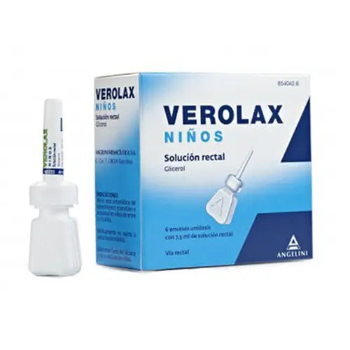 Verolax Children's Rectal Solution, 6 Enemas