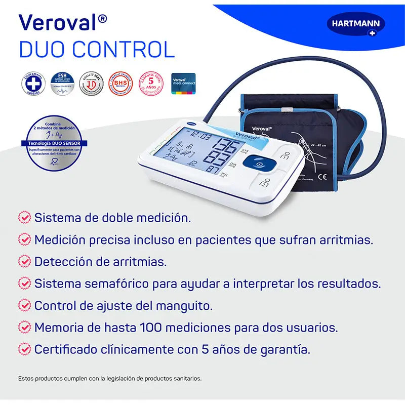 Veroval Duo Control Large Sphygmomanometer