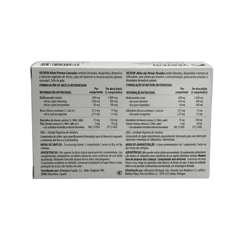 Vesvein Relief for Tired Legs, 30 tablets