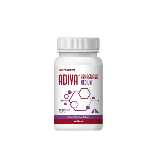 Vetnova Adiva Hepaguard Medium 30 Tablets