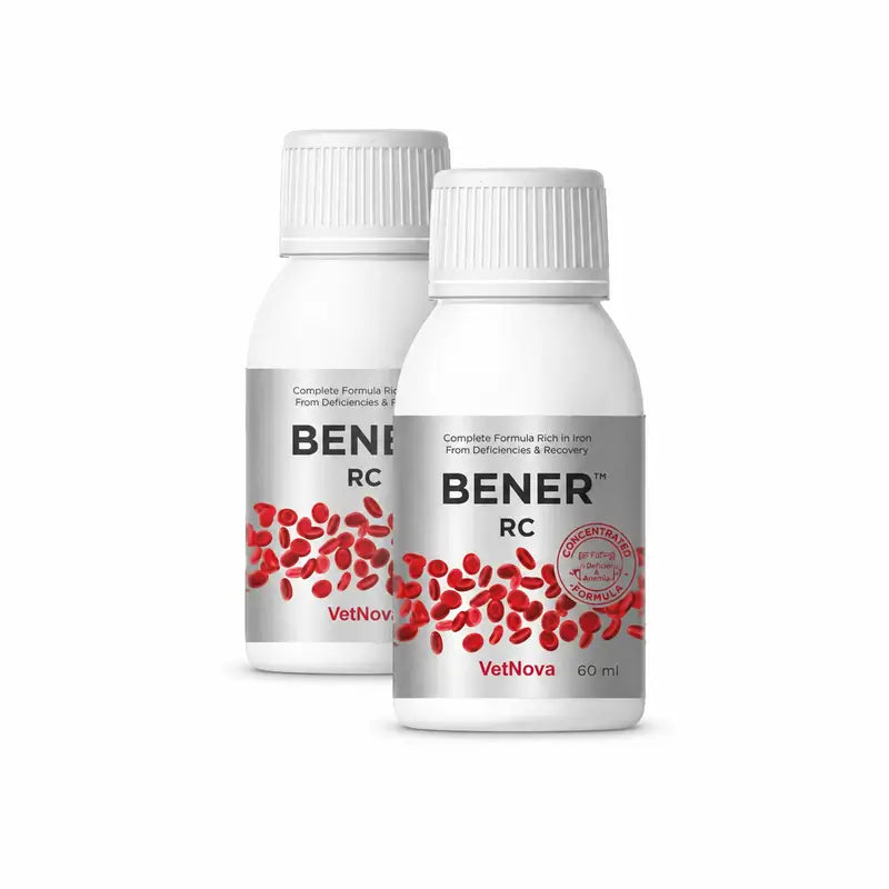 Vetnova Bener Rc Pack 2 x 60 ml, for dogs and cats.