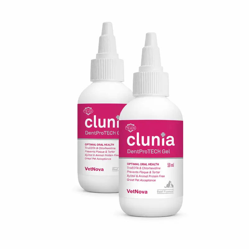 Vetnova Clunia DentProTech Gel Pack 2 x 59 ml