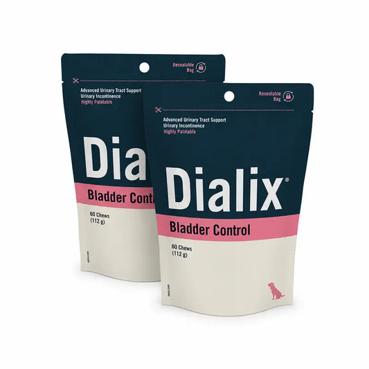 Vetnova Dialix Bladder Control, Pack of 2 x 60 Chews, dog treats