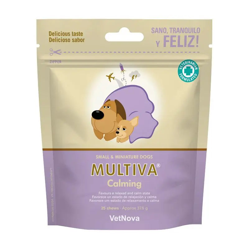 Vetnova Multiva Calming Small and Miniature Dogs 25 Chews