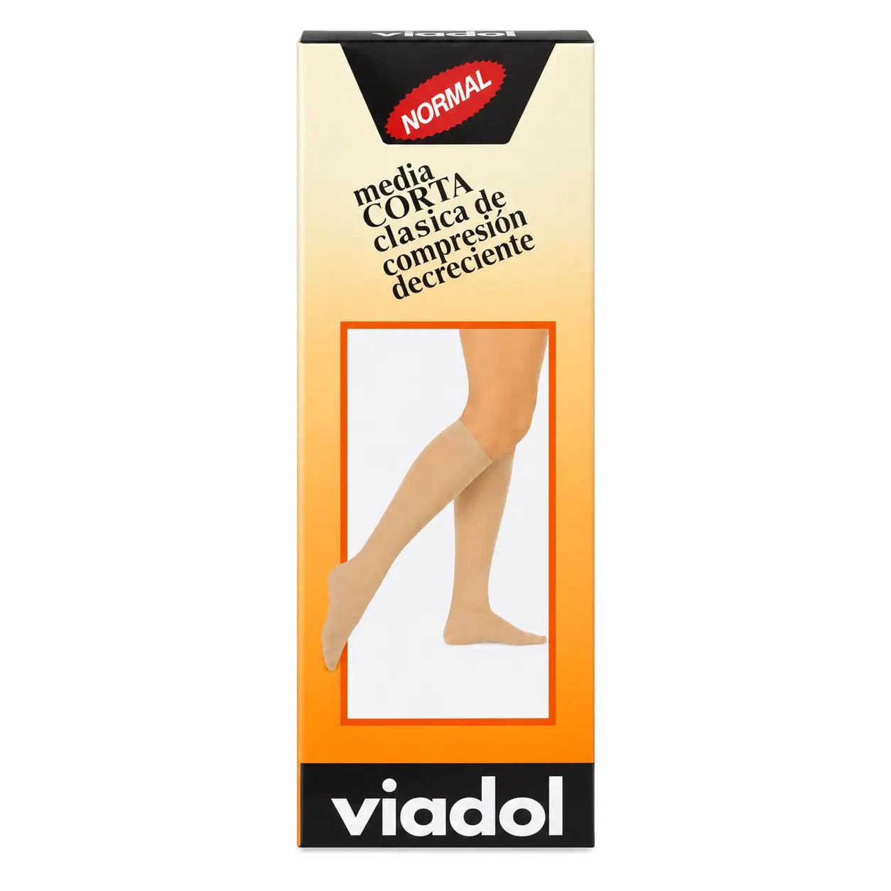 VIADOL Short stocking normal beige size small