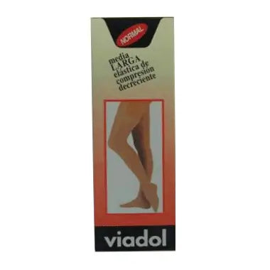 VIADOL Long Stocking Normal Beige Medium Size 1pc