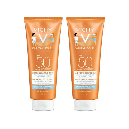 Vichy Capital Soleil Children's Sunscreen Milk Spf 50+, 2X300 Ml