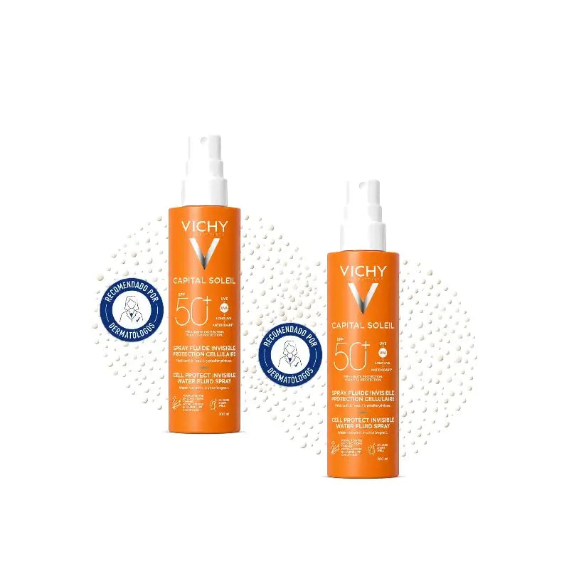 Vichy Capital Soleil Multi-Protection Spray SPF50 200 ml, pack of 2