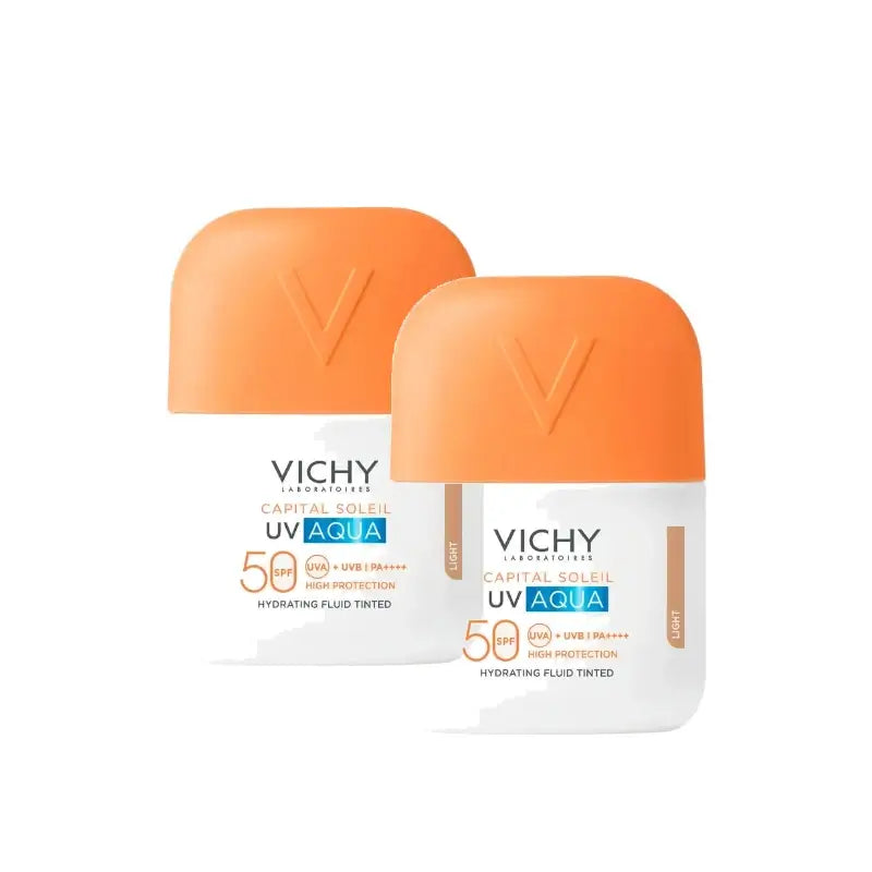 Vichy Capital Soleil UV Aqua Fluid, Light Shade, SPF50, 50 ml, pack of 2