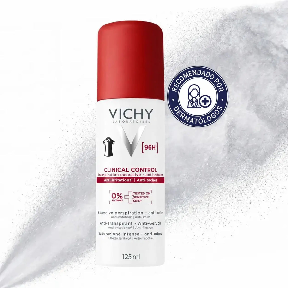 Vichy Clinical Control 96h Women’s Antiperspirant Spray, 125 ml