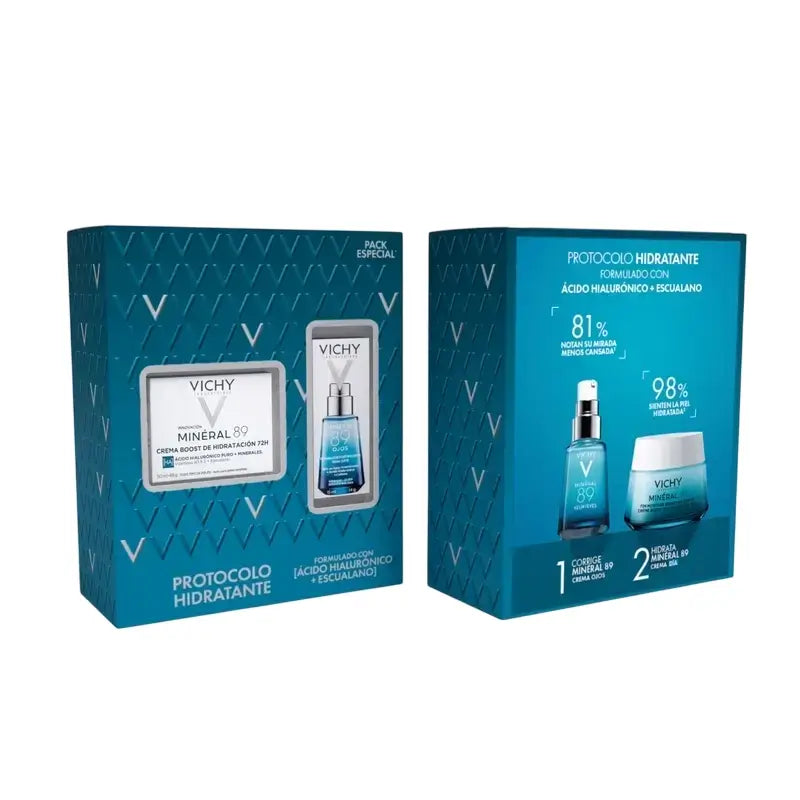Vichy Minéral Chest 89 Moisturising and Skin Barrier Reinforcement Protocol
