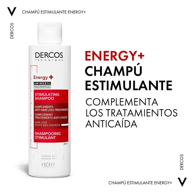 Vichy Dercos Technique Energy+ Stimulating Shampoo 200 ml
