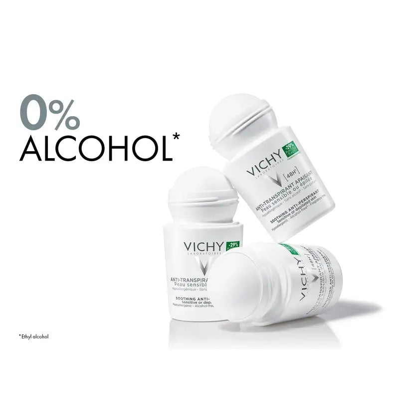 Vichy Anti-Transpirant Deodorant 48H Roll-On Sensitive Skin 50 ml