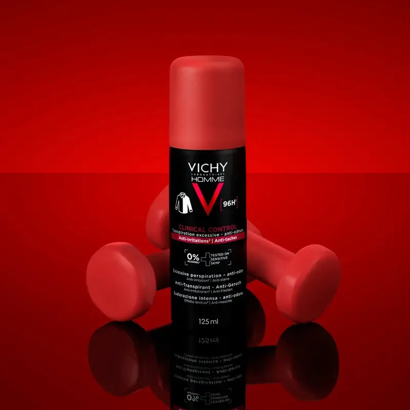 Vichy Homme Clinical Control 96h Antiperspirant Spray, 125 ml