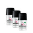 Vichy Homme 48-Hour Anti-Perspirant and Anti-Stain Roll-On Deodorant 50 ml, pack of 3