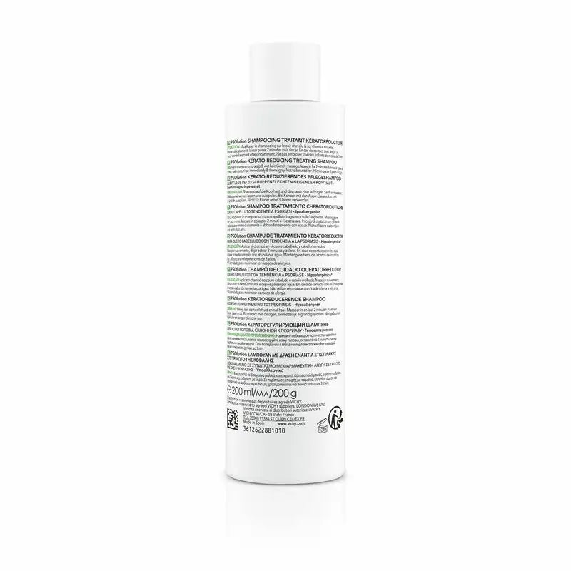 Vichy Dercos Psolution Anti-Dandruff and Anti-Itch Shampoo, 200 ml
