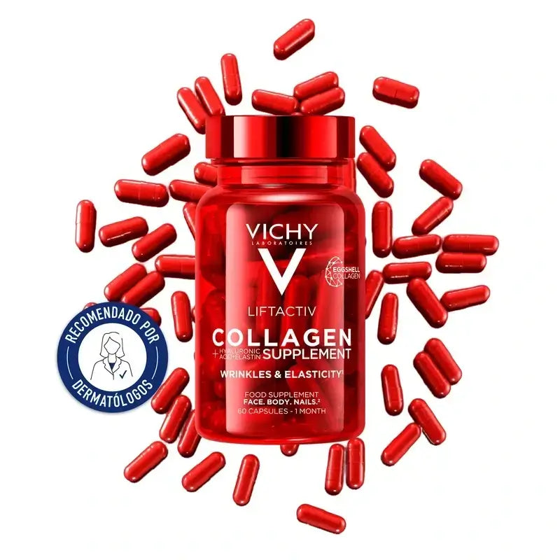 Vichy Liftactiv Anti-Aging Collagen With Vitamins And Minerals, 2X60 Capsules