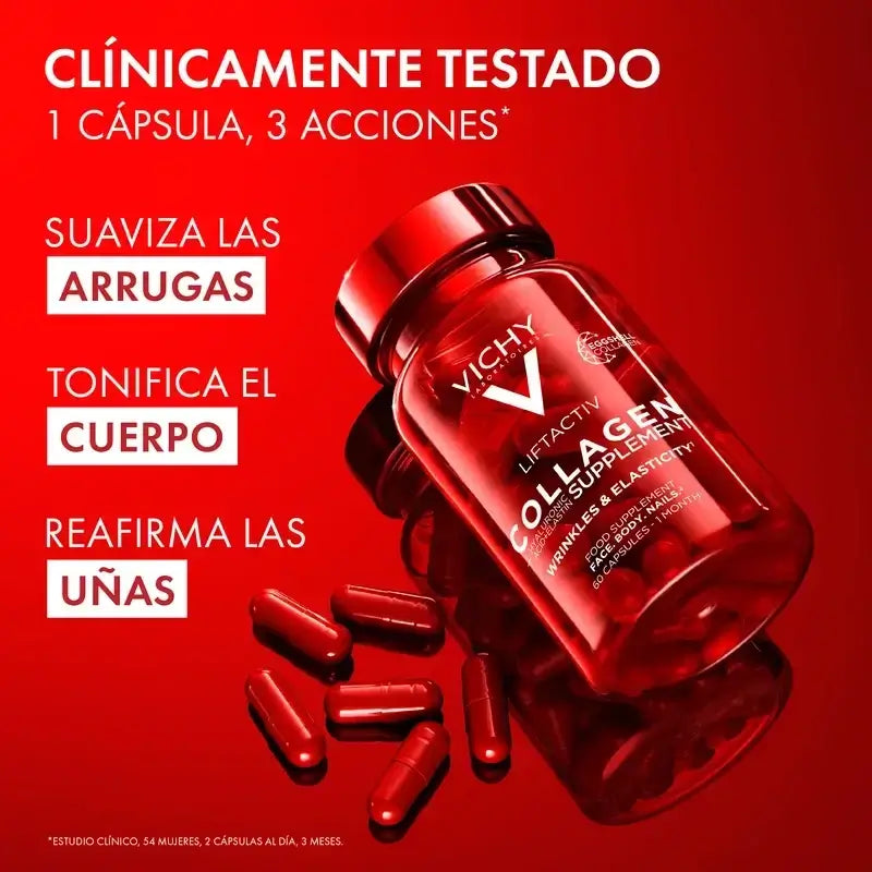 Vichy Liftactiv Anti-Aging Collagen With Vitamins And Minerals, 2X60 Capsules