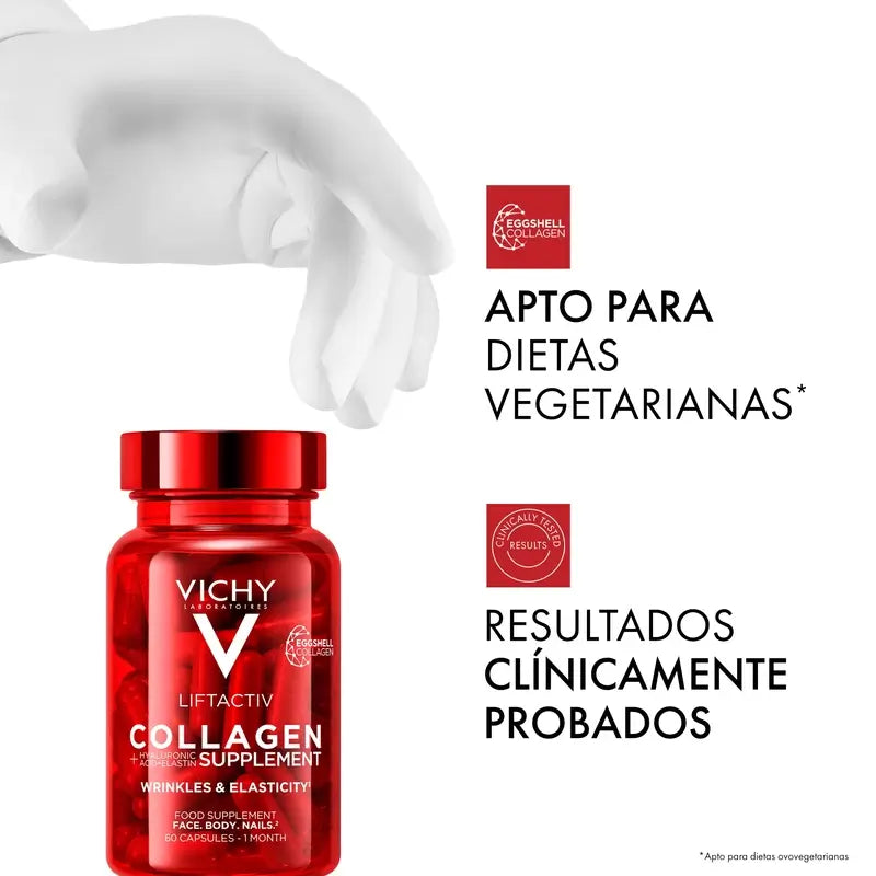 Vichy Liftactiv Anti-Aging Collagen with Vitamins and Minerals, 60 Capsules