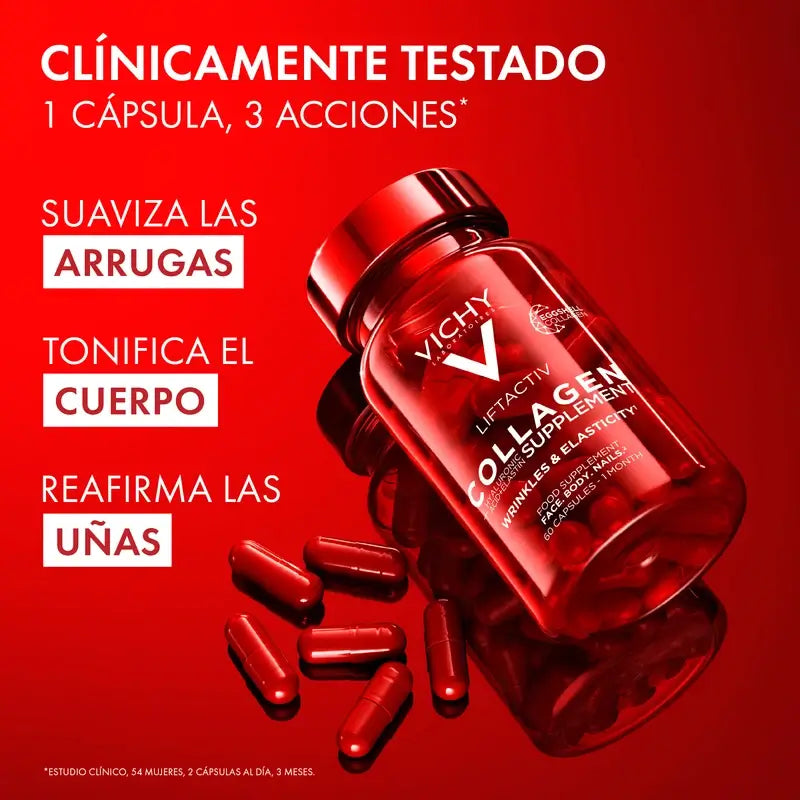 Vichy Liftactiv Anti-Aging Collagen with Vitamins and Minerals, 60 Capsules