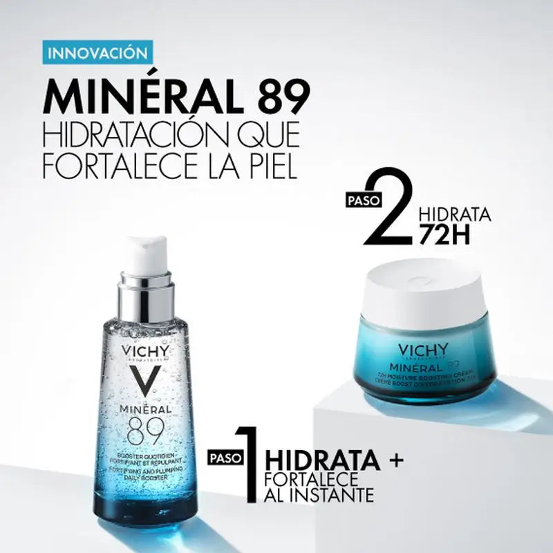 Vichy Minéral 89 Moisturising Cream 72H Light, 50 ml