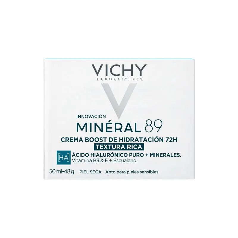 Vichy Minéral 89 Rich 72H Moisturising Cream, 50 ml
