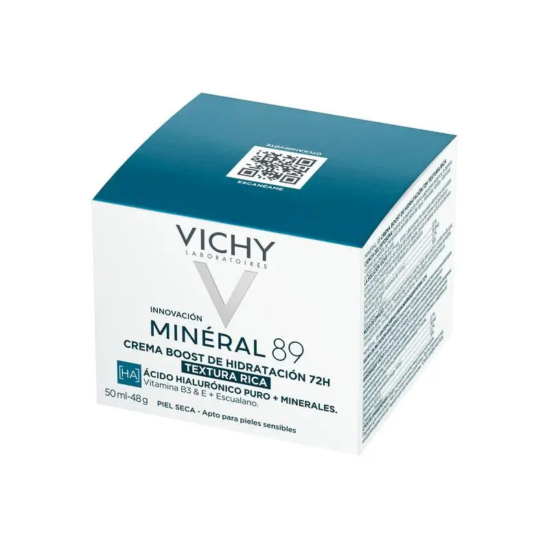 Vichy Minéral 89 Rich 72H Moisturising Cream, 50 ml