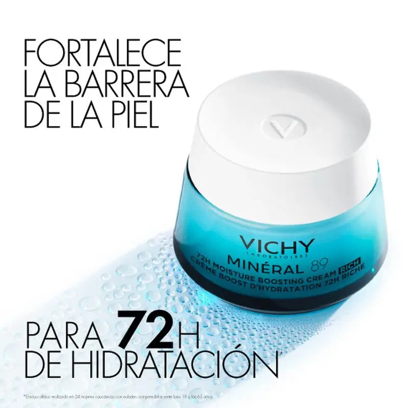 Vichy Minéral 89 Rich 72H Moisturising Cream, 50 ml