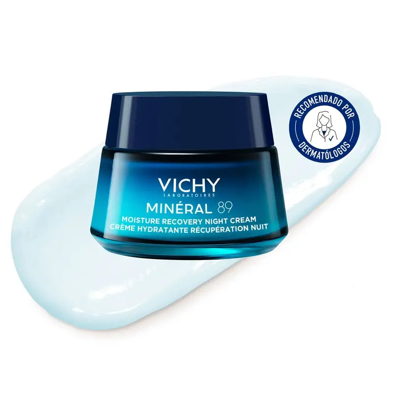 Vichy Mineral 89 Moisturising Recovery Night Cream with Melatonin, 50 ml