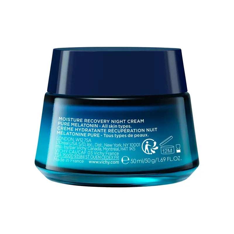 Vichy Mineral 89 Moisturising Recovery Night Cream with Melatonin, 50 ml
