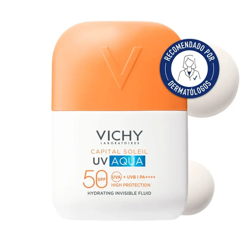 Vichy Solar Uv Aqua Invisible Moisturising Fluid Spf50 , 50 ml
