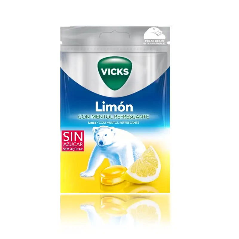 Vicks Candies Lemon , 72 grams