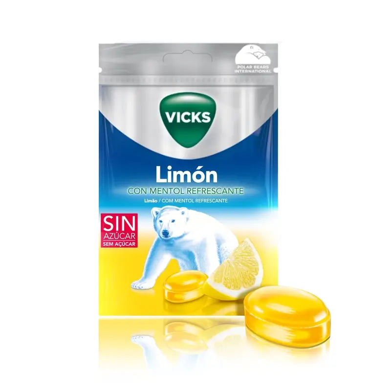 Vicks Candies Lemon , 72 grams