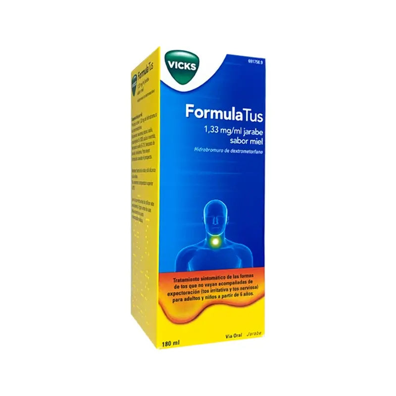 Vicks Formulatus 1,33 Mg/Ml Honey Flavoured Syrup, 180 ml