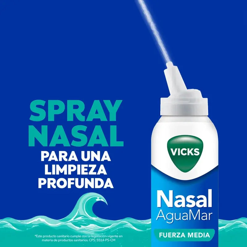 Vicks Nasal Nasal Squirt Medium Strength , 120 ml