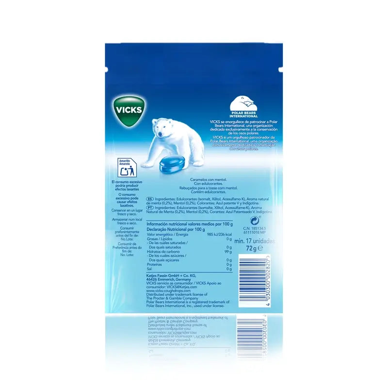 Vicks Vapomentol Candies 72 g