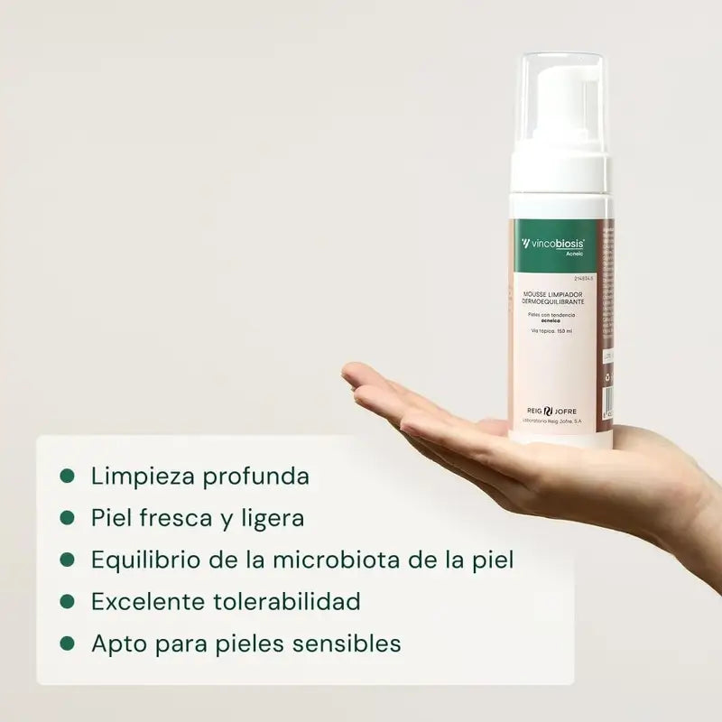 Vincobiosis Dermo-balancing Cleansing Mousse , 150 ml