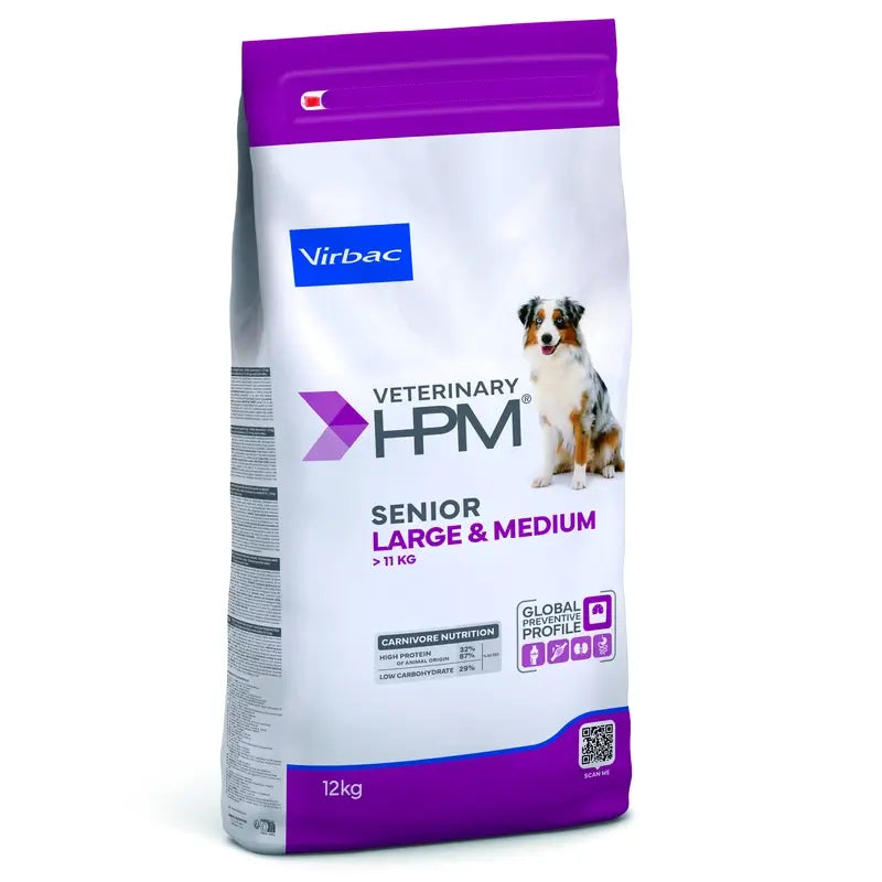 Virbac Hpm Senior Neutered Dog Large & Medium 12 Kg Dog food, dog feed