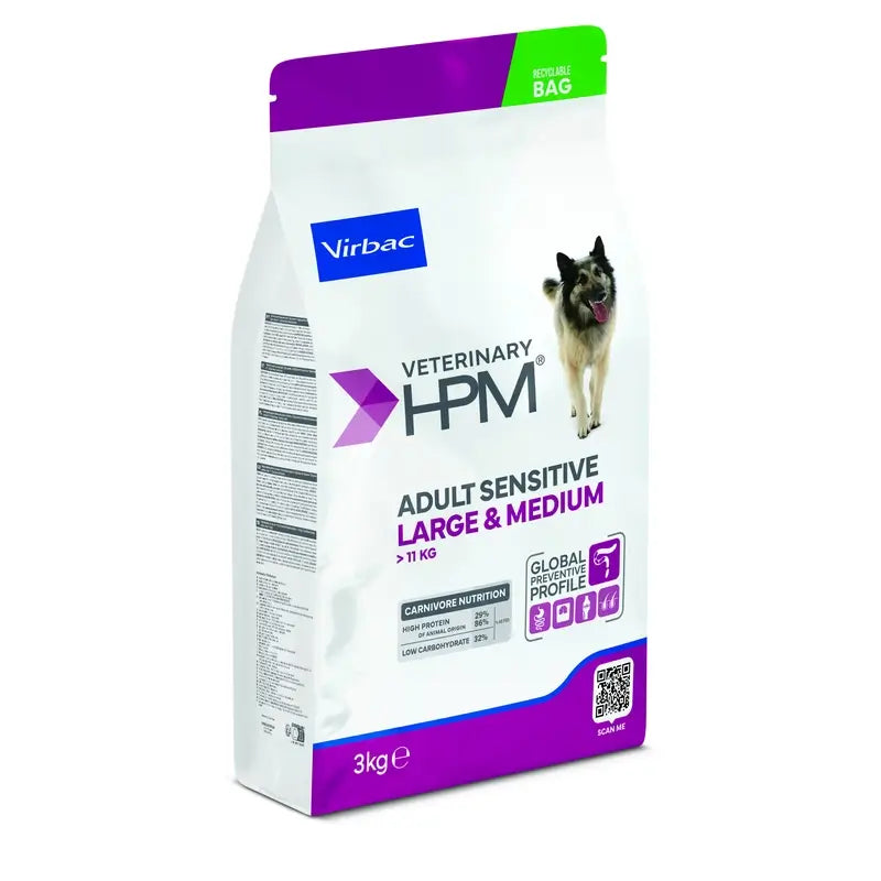 Virbac Hpm Canine Sensitive Digest Large Med. 3Kg, dog food