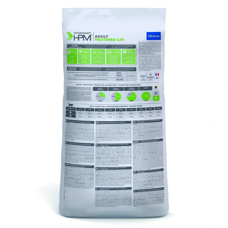 Virbac Hpm Feline Adult Neutered 12Kg, cat food